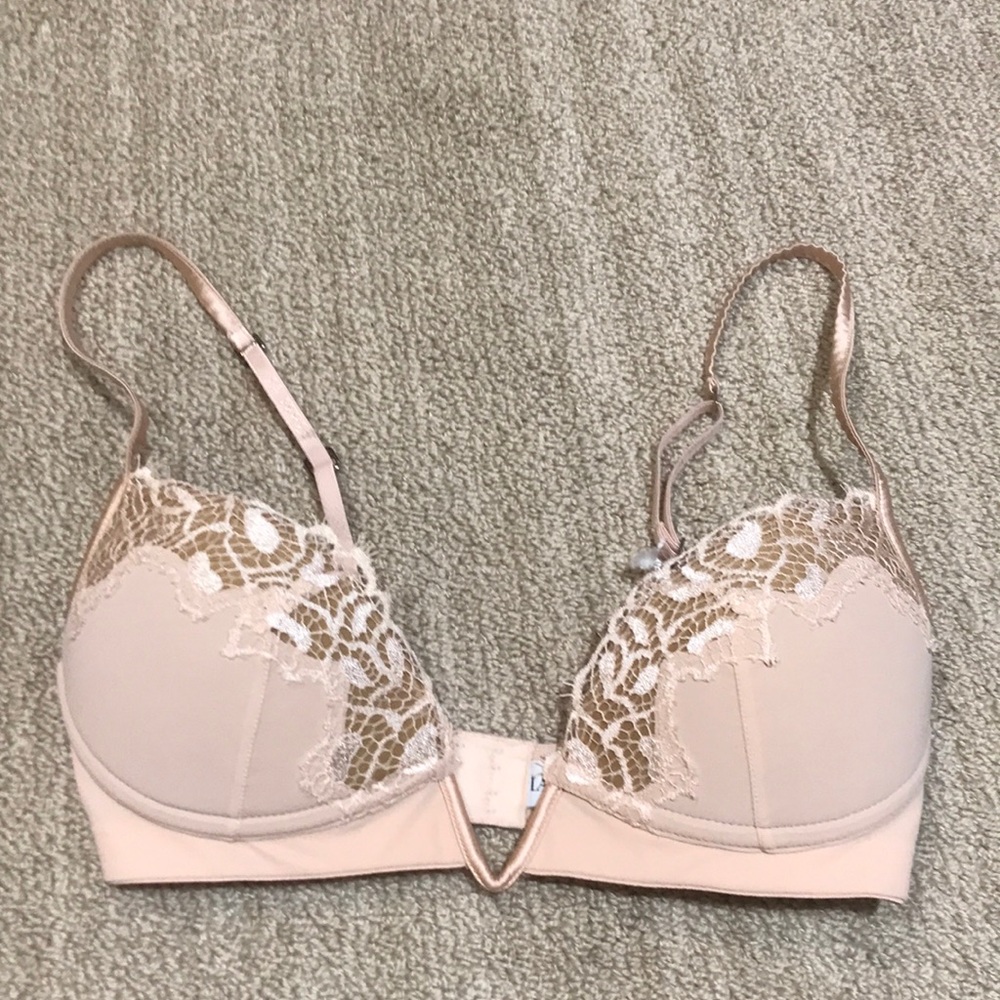 NWT La Perla Padded Triangle Bra in Quartz Garden